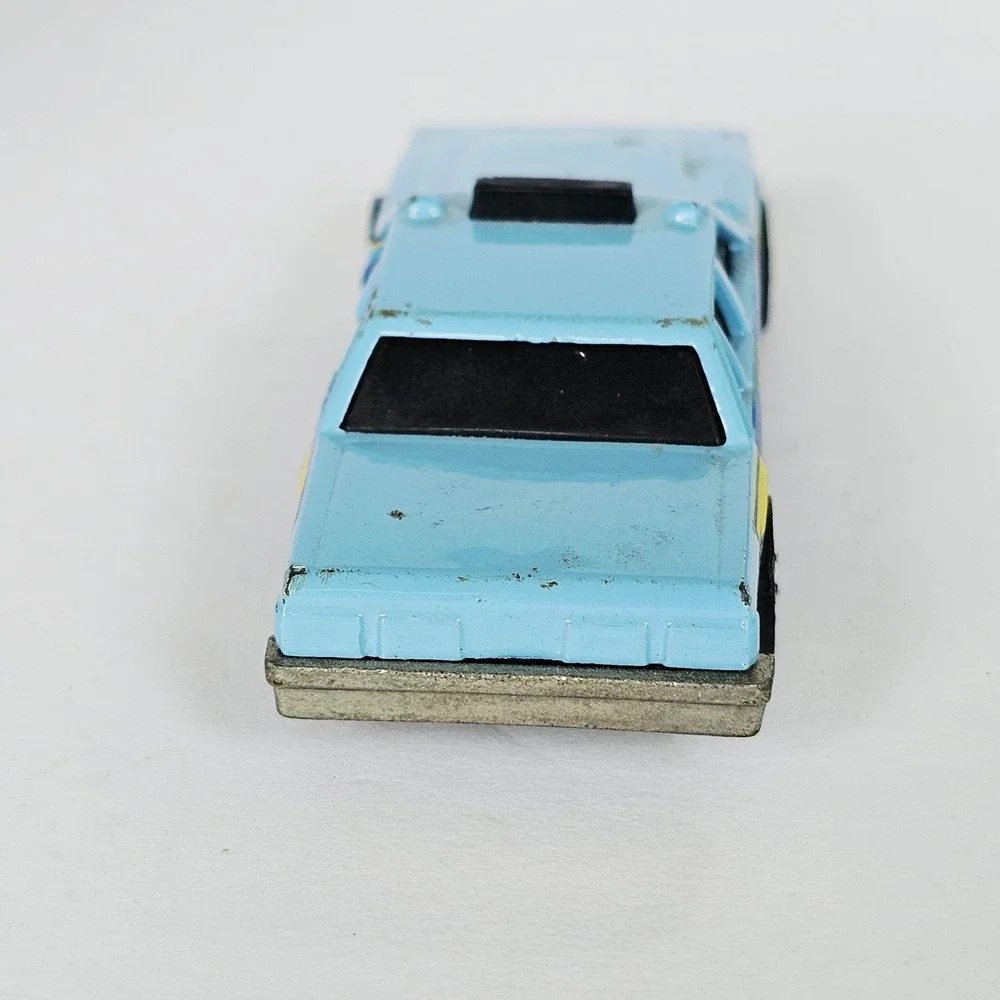 1983 Hot Wheels Crack-Ups State Police Blue Diecast Cruiser Car Vintage Toy